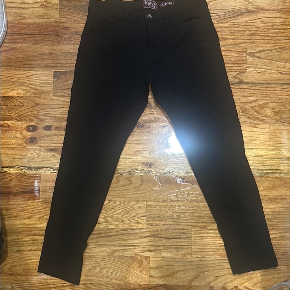 Memory Jeans Women’s Black Slim Fit Pants curvy fit
